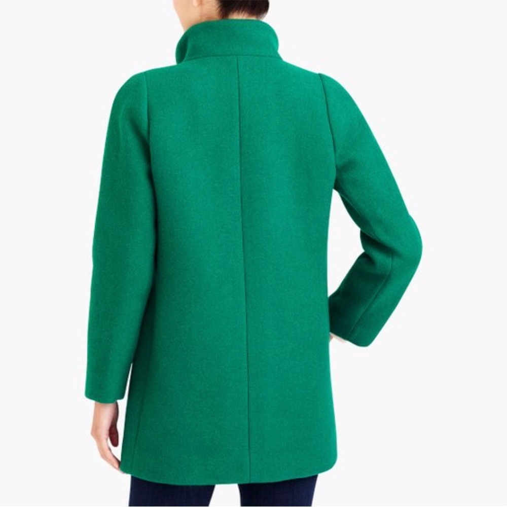 J. Crew Factory City Coat in Green/Emerald - Picture 6 of 15